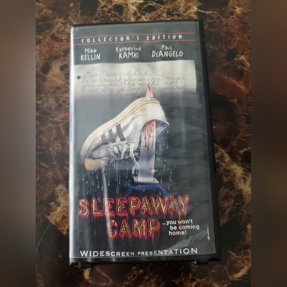 Sleepaway Camp Collectors Edition VHS Hard Case Widescreen Rare Horror Tested